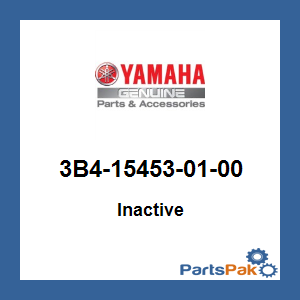 Yamaha 3B4-15453-01-00 Gasket; 3B4154530100