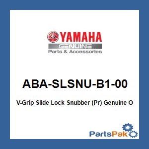 Yamaha ABA-SLSNU-B1-00 V-Grip Slide Lock Snubber (Pair); ABASLSNUB100