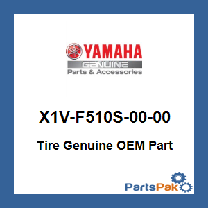 Yamaha X1V-F510S-00-00 Tire; X1VF510S0000