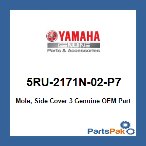 Yamaha 5RU-2171N-02-P7 Mole, Side Cover 3; 5RU2171N02P7