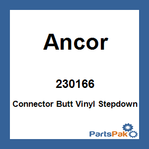 Ancor 230166; Connector Butt Vinyl Stepdown