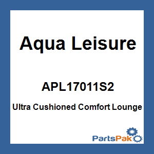 Aqua Leisure APL17011S2; Ultra Cushioned Comfort Lounge