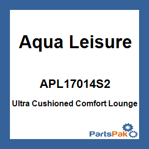 Aqua Leisure APL17014S2; Ultra Cushioned Comfort Lounge