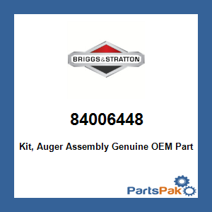 Briggs & Stratton 84006448 Kit, Auger Assembly