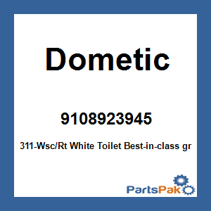 Dometic 9108923945; 311-Wsc/Rt White Toilet
