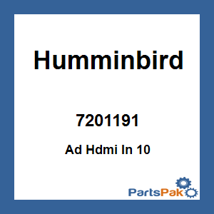 Humminbird 7201191; Ad Hdmi In 10
