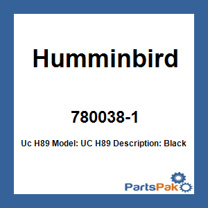 Humminbird 780038-1; Uc H89