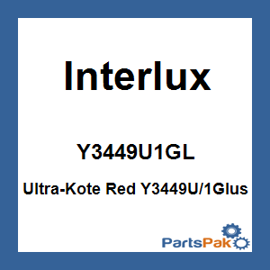 Interlux Y3449U1GL; Ultra-Kote Red Y3449U/1Glus