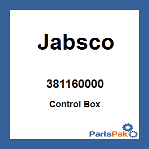 Jabsco 381160000; Control Box