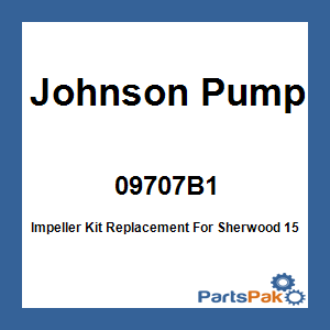 Johnson Pump 09707B1; Impeller Kit Replacement For Sherwood 15000K Mc97