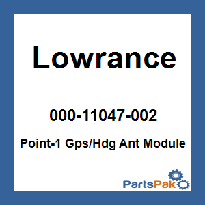 Lowrance 000-11047-002; Point-1 Gps/Hdg Ant Module