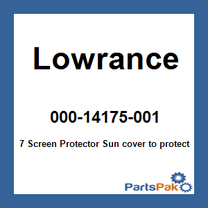 Lowrance 000-14175-001; 7 Screen Protector