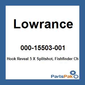 Lowrance 000-15503-001; Hook Reveal 5 X Splitshot, Fishfinder Chartplotter