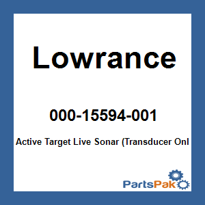 Lowrance 000-15594-001; Active Target Live Sonar (Transducer Only)