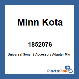 Minn Kota 1852076; Universal Sonar 2 Accessory Adapter Mkr-Us2-16 Lowrance 9-Pin Cable