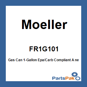 Moeller FR1G101; Gas Can 1-Gallon Epa/Carb Compliant