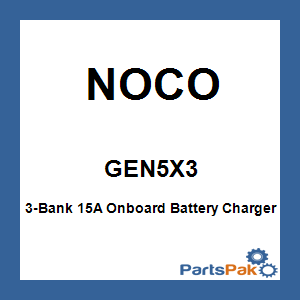 NOCO GEN5X3; 3-Bank 15A Onboard Battery Charger