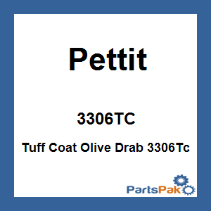 Pettit 3306TC; Tuff Coat Olive Drab 3306Tc