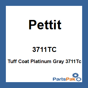 Pettit 3711TC; Tuff Coat Platinum Gray 3711Tc