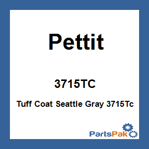 Pettit 3715TC; Tuff Coat Seattle Gray 3715Tc