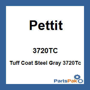 Pettit 3720TC; Tuff Coat Steel Gray 3720Tc