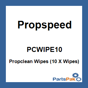 Propspeed PCWIPE10; Propclean Wipes (10 X Wipes)