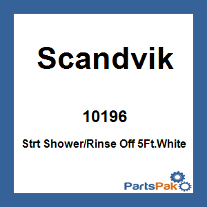 Scandvik 10196; Strt Shower/Rinse Off 5Ft.White