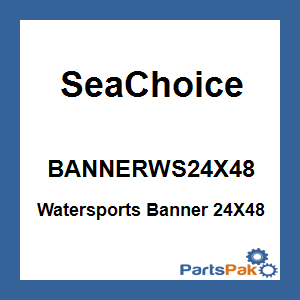 SeaChoice BANNERWS24X48; Watersports Banner 24X48