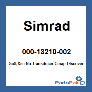 Simrad 000-13210-002; Go9,Xse No Transducer Cmap Discover