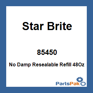 Star Brite 85450; No Damp Resealable Refill 48Oz