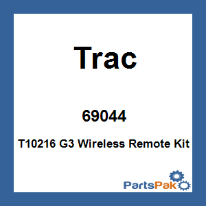 Trac 69044; T10216 G3 Wireless Remote Kit