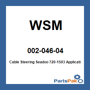 WSM 002-046-04; Cable Steering Seadoo 720-1503