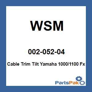 WSM 002-052-04; Cable Trim Tilt Yamaha 1000/1100 Fx