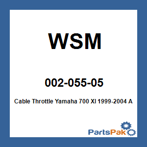 WSM 002-055-05; Cable Throttle Yamaha 700 Xl 1999-2004