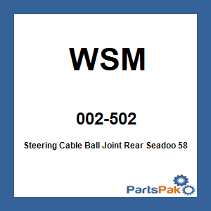 WSM 002-502; Steering Cable Ball Joint Rear Seadoo 580-9