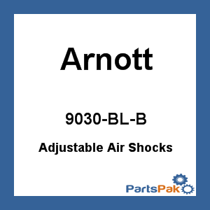Arnott 9030-BL-B; Adjustable Air Shocks Bilstein Series Black 13.0-inch