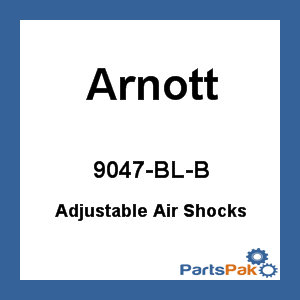 Arnott 9047-BL-B; Adjustable Air Shocks Bilstein Series Black 13.0-inch