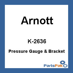 Arnott K-2636; Pressure Gauge & Bracket Chrome