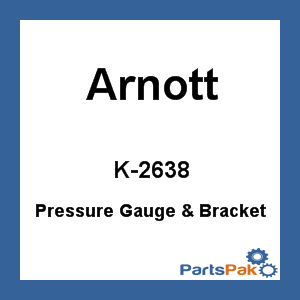 Arnott K-2638; Pressure Gauge & Bracket W / Toggle Switch Chrome
