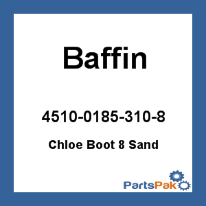 Baffin 4510-0185-310-8; Chloe Boot 8 Sand
