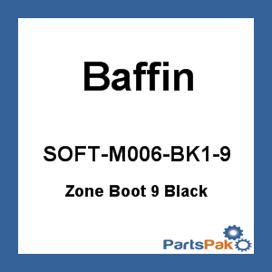 Baffin SOFT-M006-BK1-9; Zone Boot 9 Black