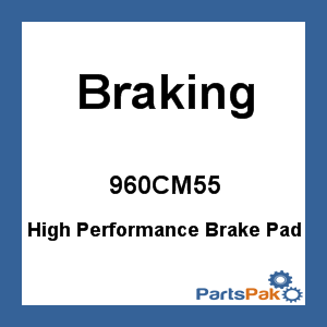 Braking 960CM55; Brake Pad Set Sintered Sport