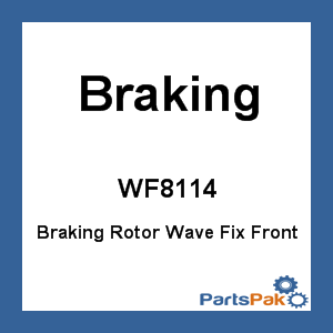 Braking WF8114; Braking Rotor Wave Fix Front
