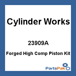 Cylinder Works 23909A; Forged High Compression Piston Kit