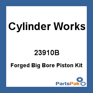 Cylinder Works 23910B; Forged Big Bore Piston Kit