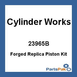 Cylinder Works 23965B; Forged Replica Piston Kit
