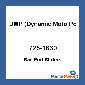 DMP (Dynamic Moto Power) 725-1630; Bar End Sliders White