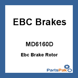 EBC Brakes MD6160D; Ebc Brake Rotor
