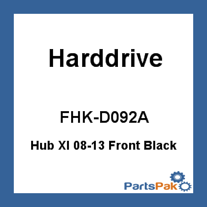Harddrive FHK-D092A; Hub Xl 08-13 Front Black