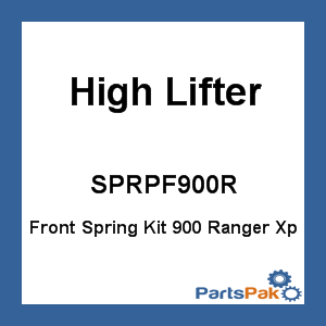 High Lifter SPRPF900R; Front Spring Kit 900 Ranger Xp